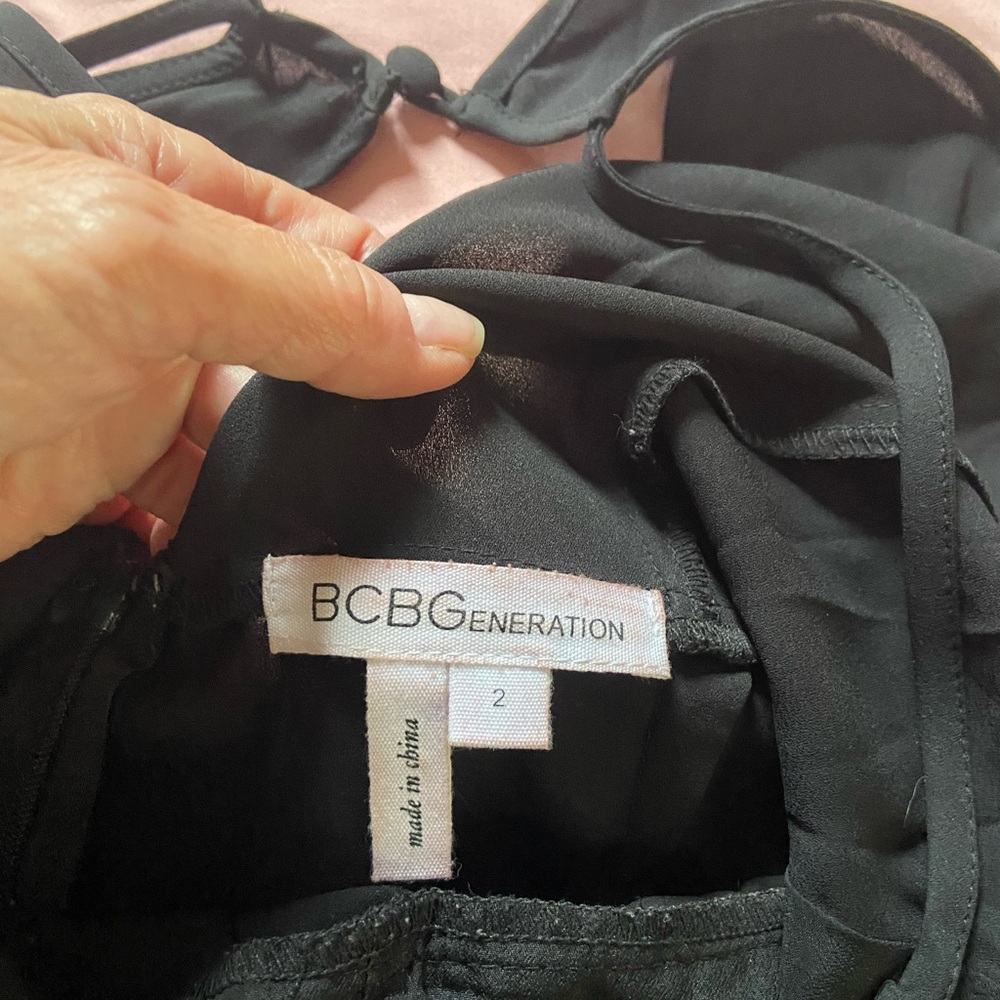 Bcbgeneration Elegant Black Romper - image 2